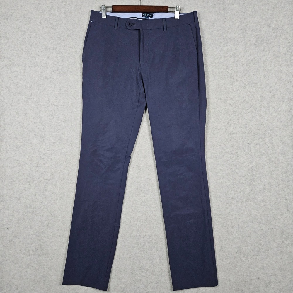 Peter Millar (Men's 34x34) Blue Pants Surge Tailored Fit Performance Golf Chinos